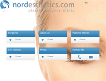 Tablet Screenshot of nordesthetics.com